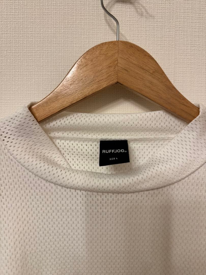 メンズウェア RUFFLOG MESH SPONSORED MOCK TEE