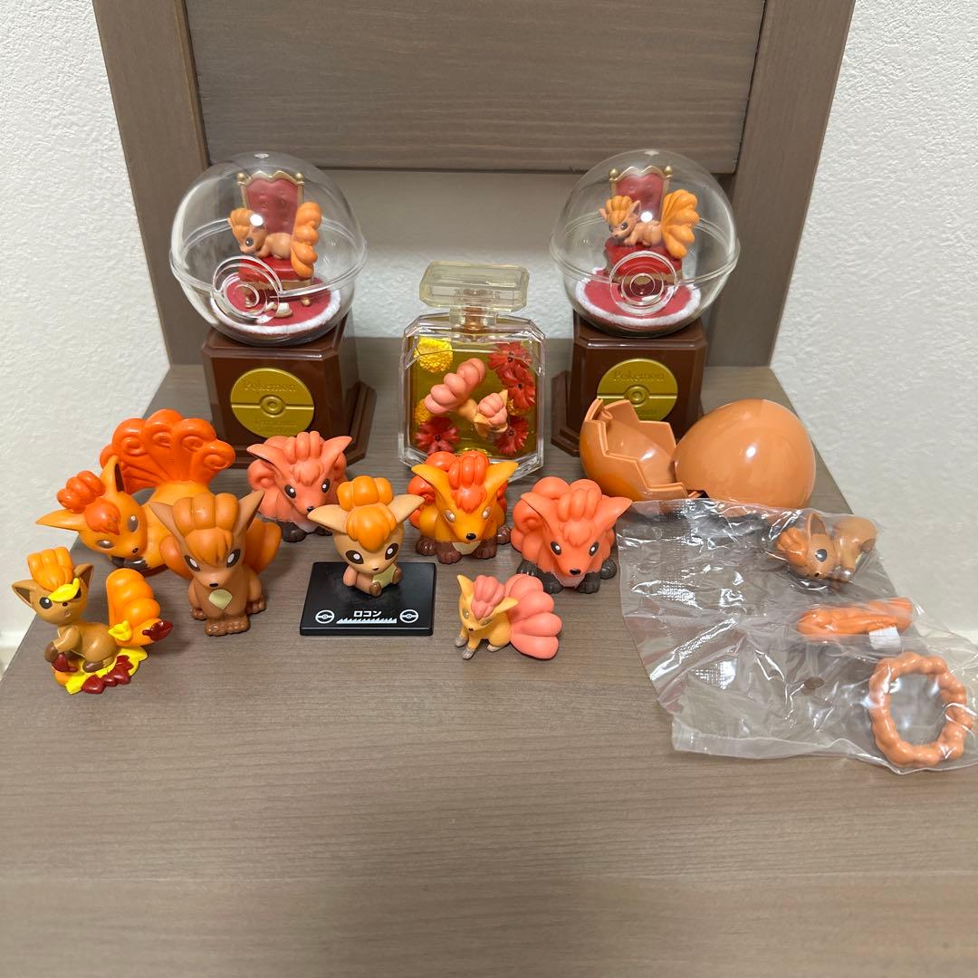 ポケモン ロコン キュウコン ぬいぐるみ フィギュア キーホルダー