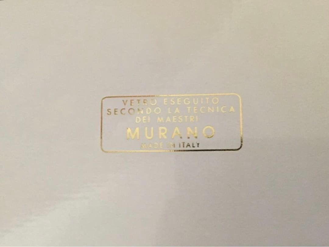 ガラス　コンポート　イタリア　MURANO