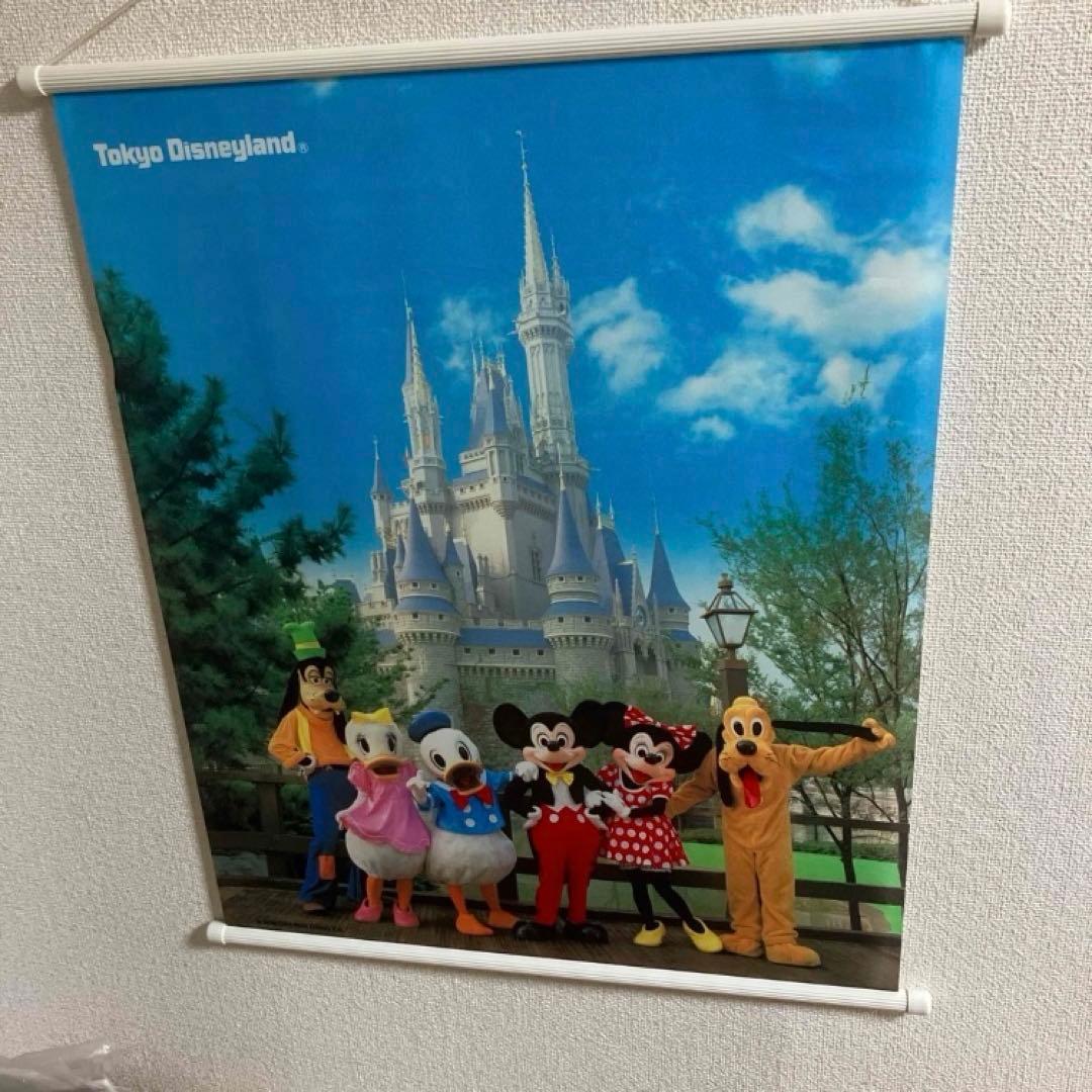 レトロ　初期　東京ディズニーランド　実写版　スーベニアスクリーン　タペストリー