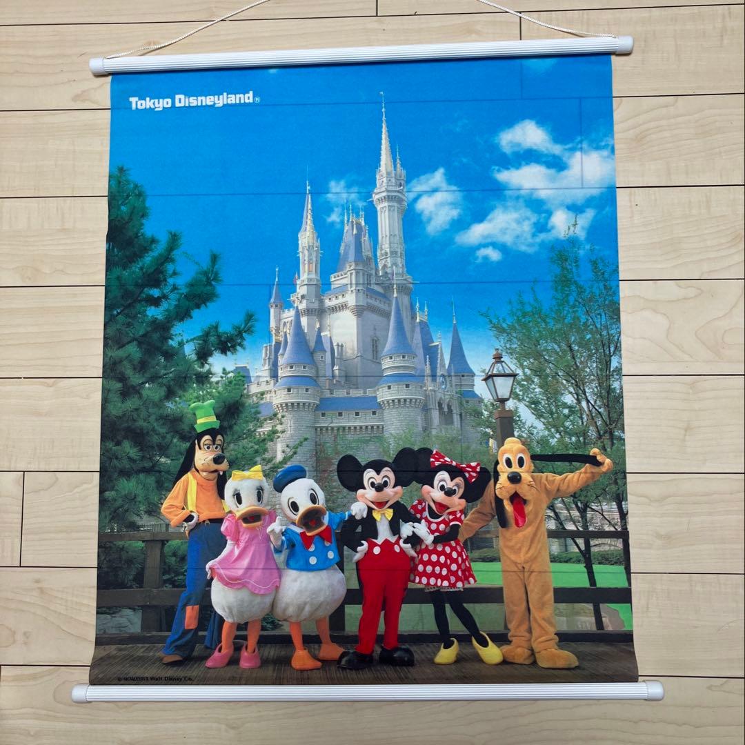 レトロ　初期　東京ディズニーランド　実写版　スーベニアスクリーン　タペストリー