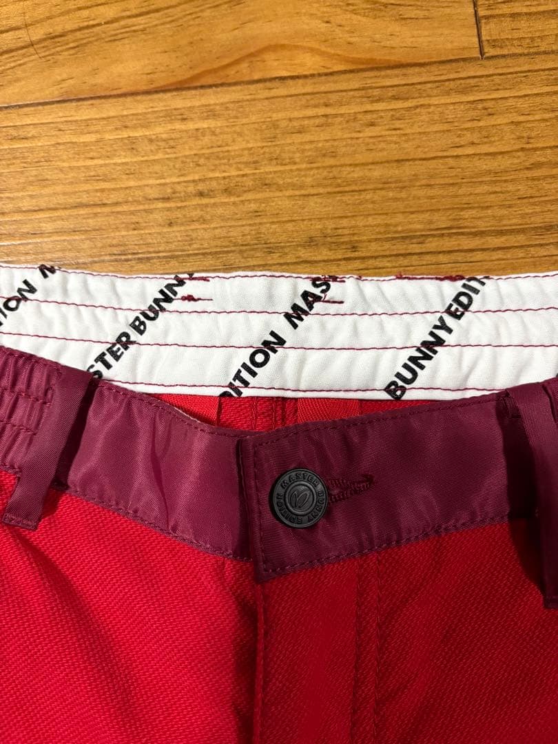 マスターバニーエディション ゴルフパンツ ホワイト サイズ5 Lサイズ相当
