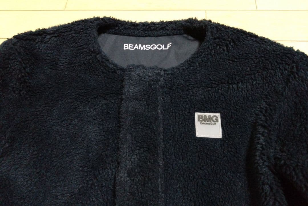 極美品■BEAMS GOLF ビームスゴルフ リバーシブル ボア ジャケット■Ｌ