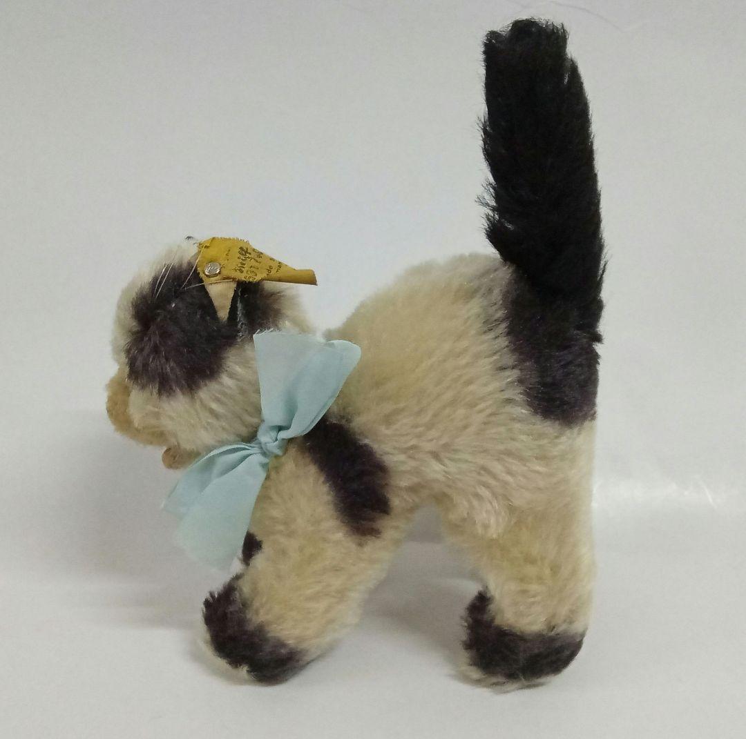 【M02-29】 Steiff シュタイフ Gussy ガッシー ネコ タグ付き