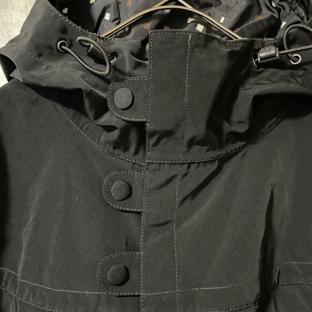 Burtonバートンスキーウェアスノーボードジャケットパーカーフード付黒ブラック