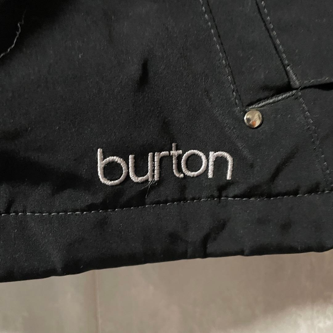 Burtonバートンスキーウェアスノーボードジャケットパーカーフード付黒ブラック