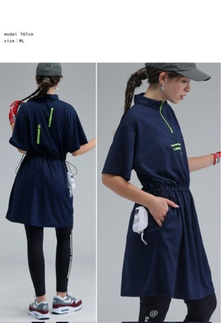antiqueメッシュドロストワンピース