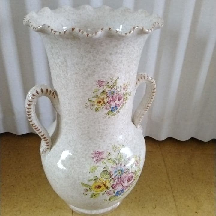 傘立て陶器　アンティーク傘立て　オブジェ