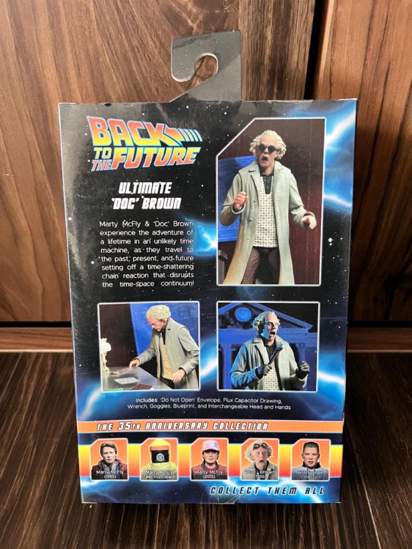 【新品未開封】バックトゥザフューチャー　ドク ブラウン (1955）　NECA