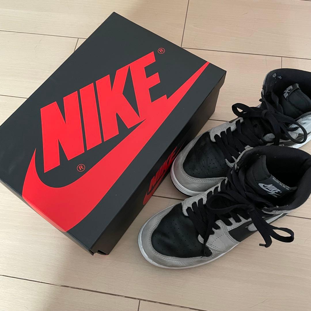 エアジョーダン1 RETORO HIGH OG GS 24cm シャドウ
