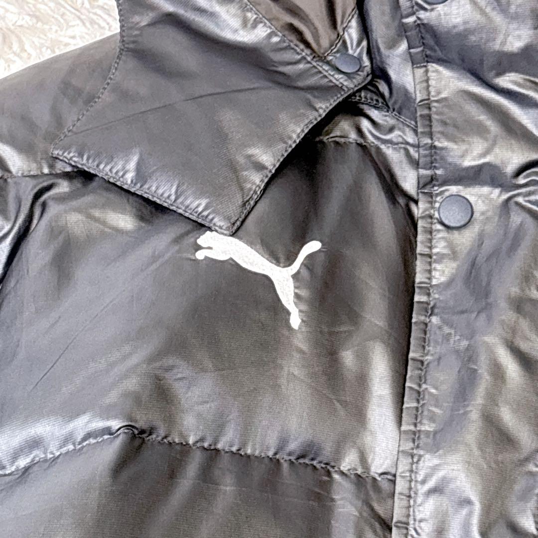 PUMA プーマ ベンチコート ロングコート ダウン ジャケット グレー LL