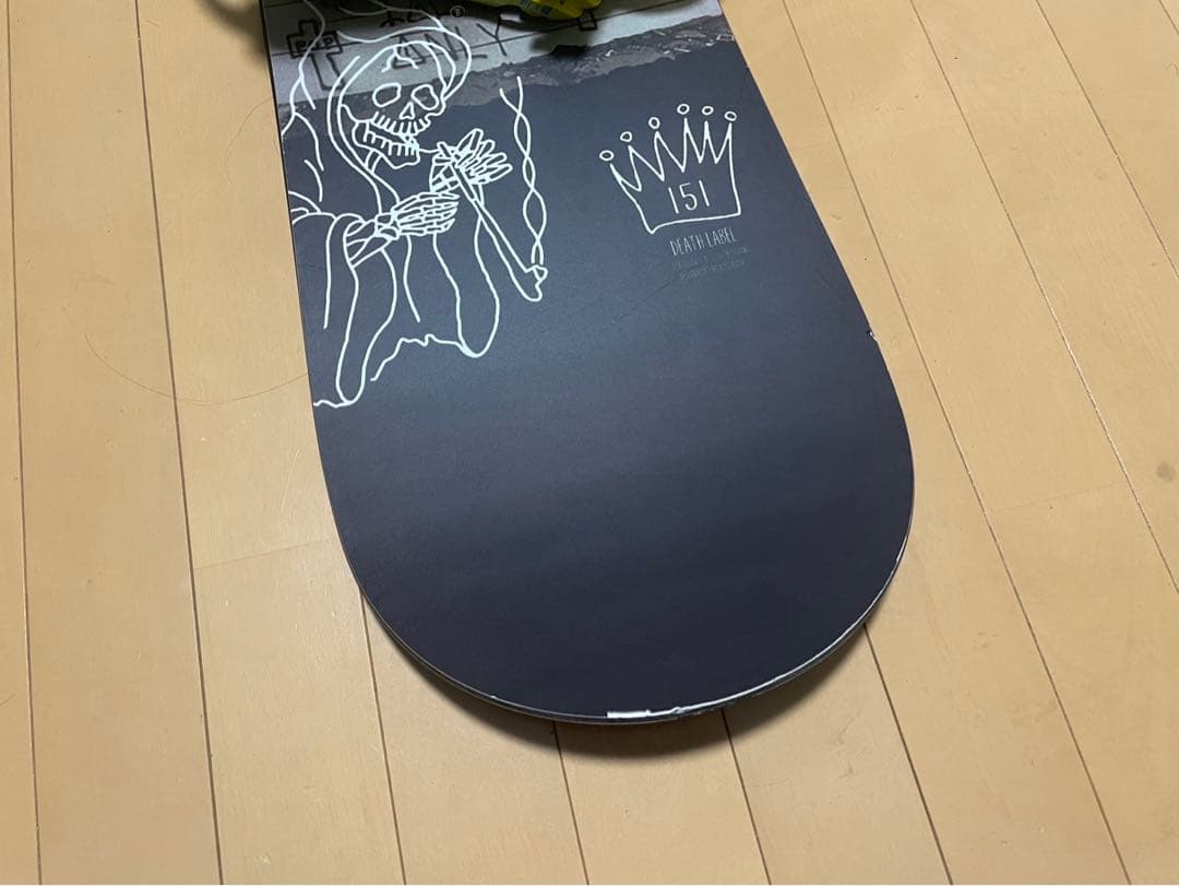 スノーボード&ビンディング　DEATH LABEL 値引きしました。