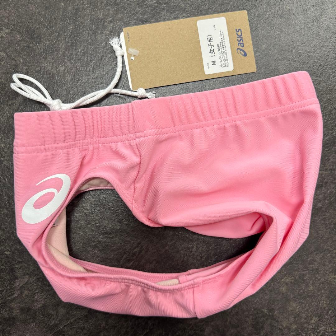 アシックス　女子陸上レーシングショーツ　Mサイズ　ピンク単色　新品