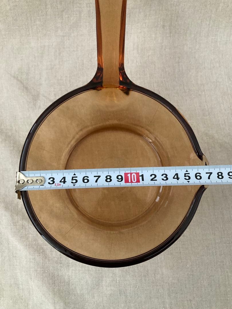 未使用★VISION CORNING 耐熱ガラス鍋⭐︎蓋付き 両手鍋 片手鍋