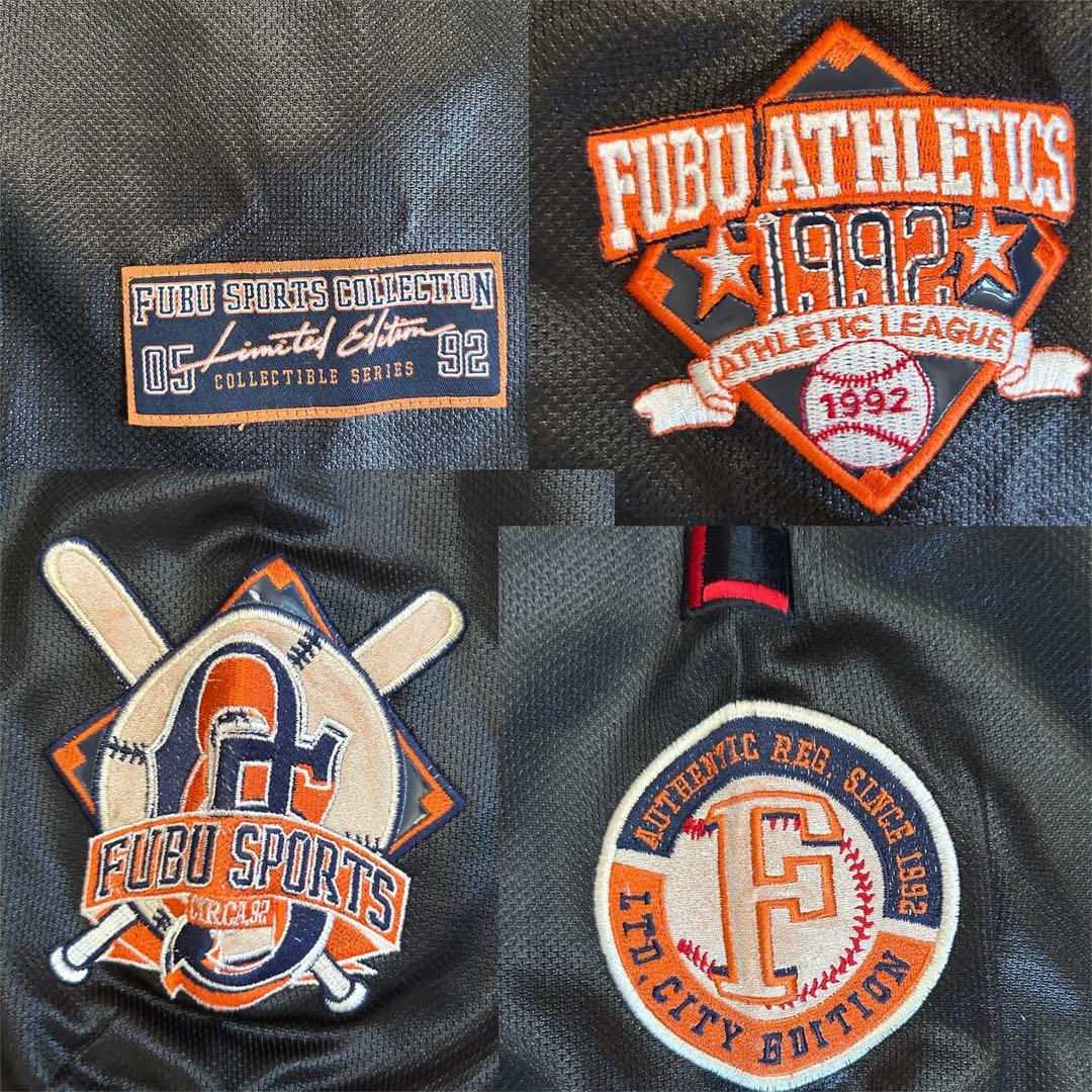 【入手困難】 FUBU BROOKLYN 05 両面刺繍ロゴ ゲームシャツ XL