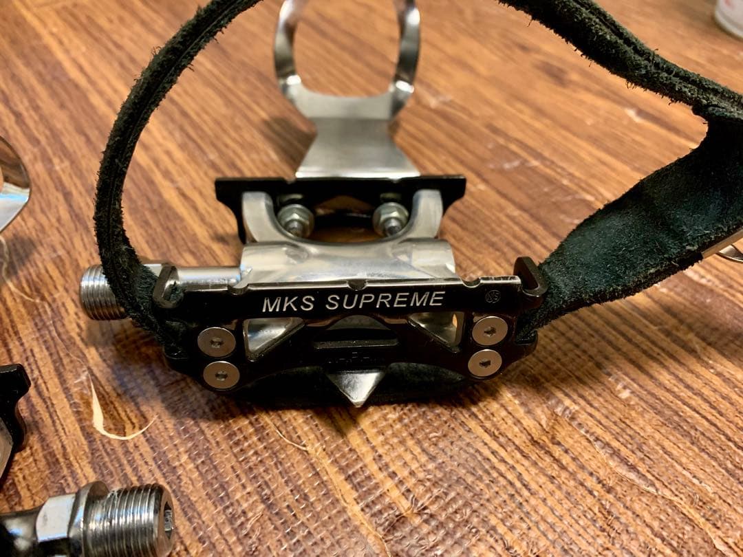 三ヶ島 MKX SUPREME ペダル トゥークリップ クリップバンド NJS