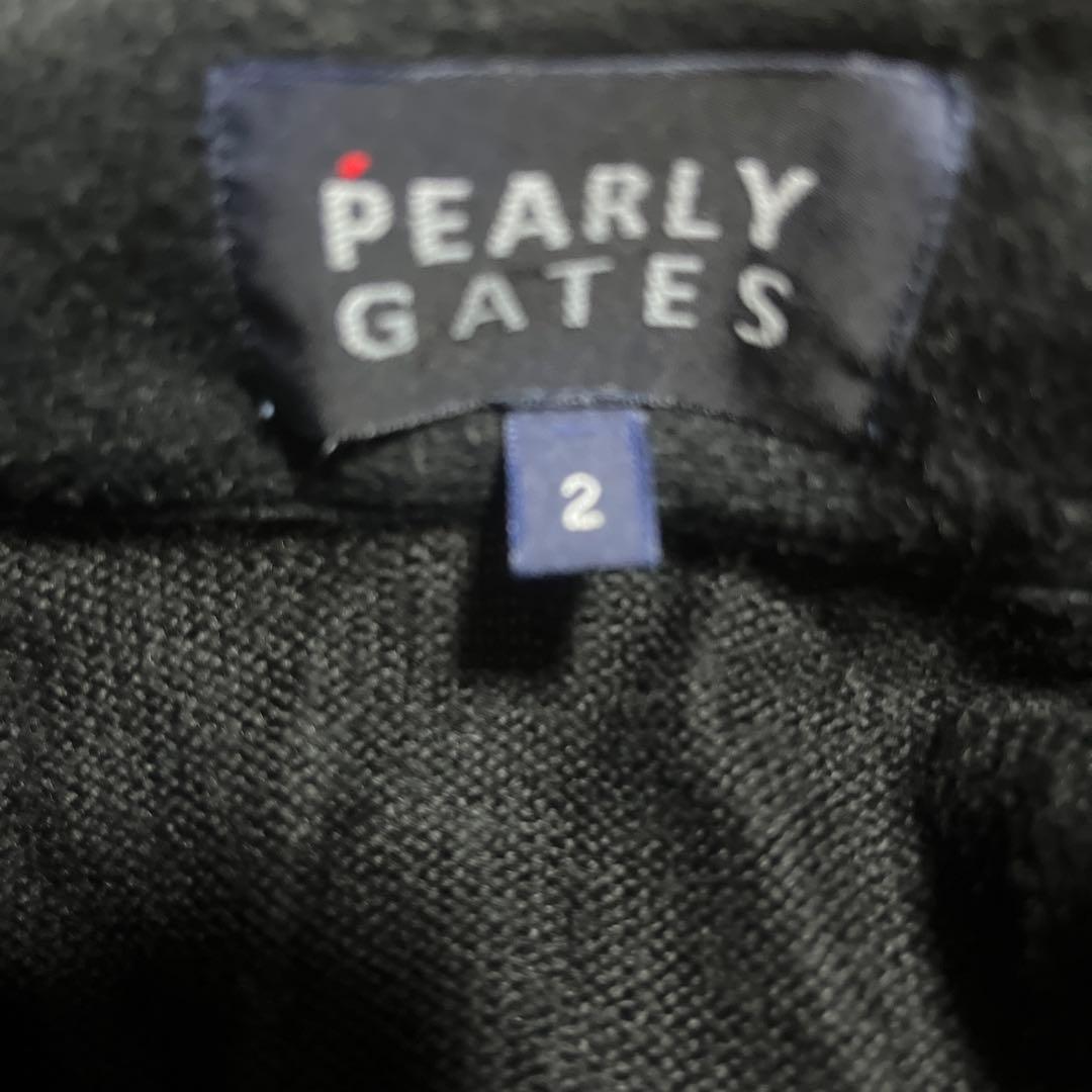 PEARLY GATES ジップアップジャケット ブラック