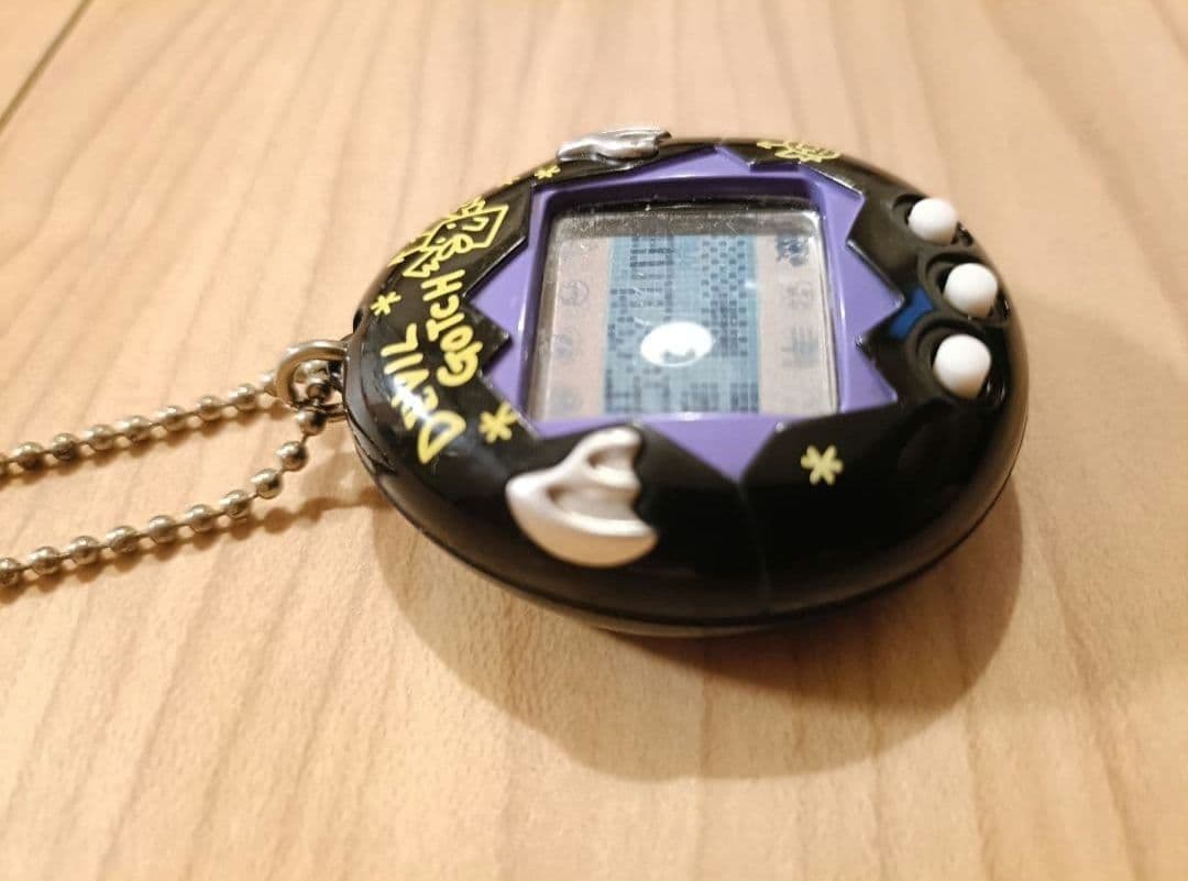 【BANDAI】デビルっち 黒 初代 1998年製 希少 動作確認済・液晶良好