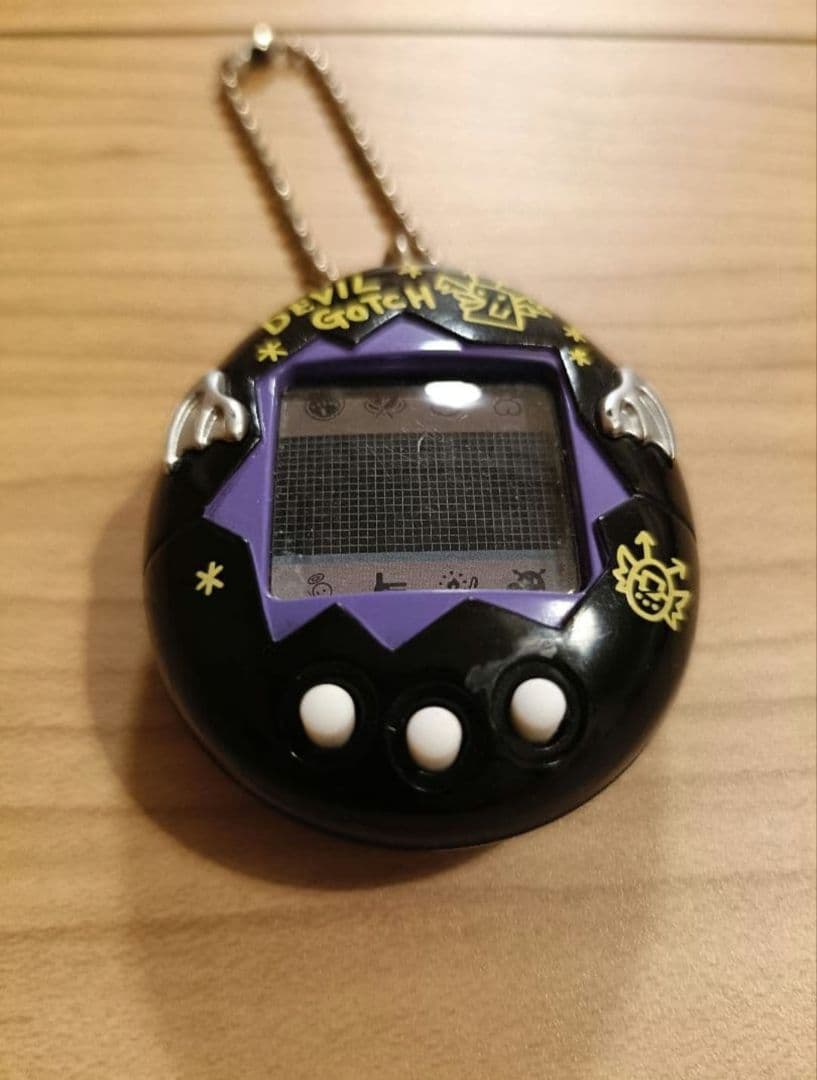 【BANDAI】デビルっち 黒 初代 1998年製 希少 動作確認済・液晶良好
