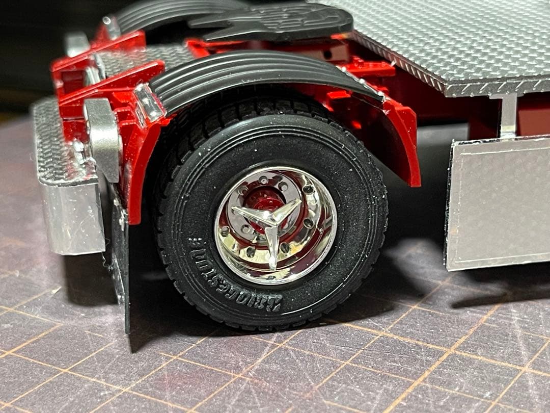 デコトラ‼️1/32 アオシマ製★トレーラーヘッド★完成品★