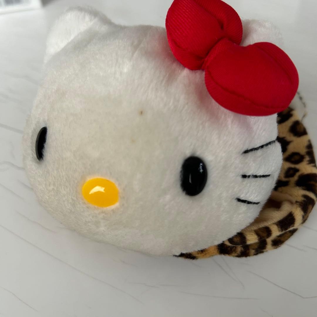 ハローキティ レオパード柄ぬいぐるみ ポーチ ケース