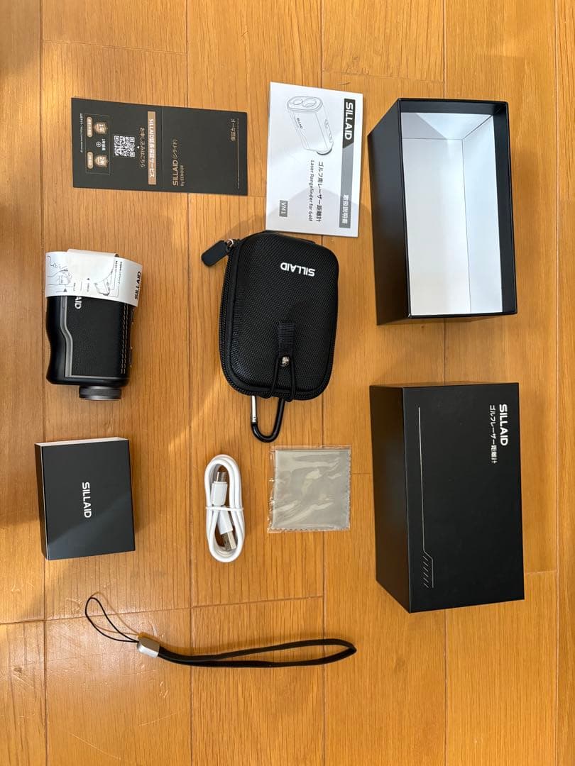 SILLAID ゴルフ用距離計 ブラック 箱　付属品付き　VM1