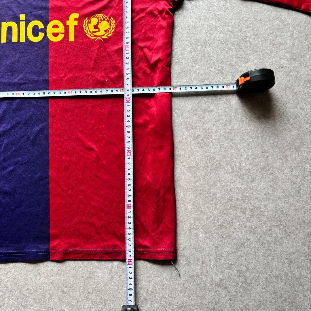 バルセロナユニフォーム古着08/09Lアンリ長袖unicefサッカー
