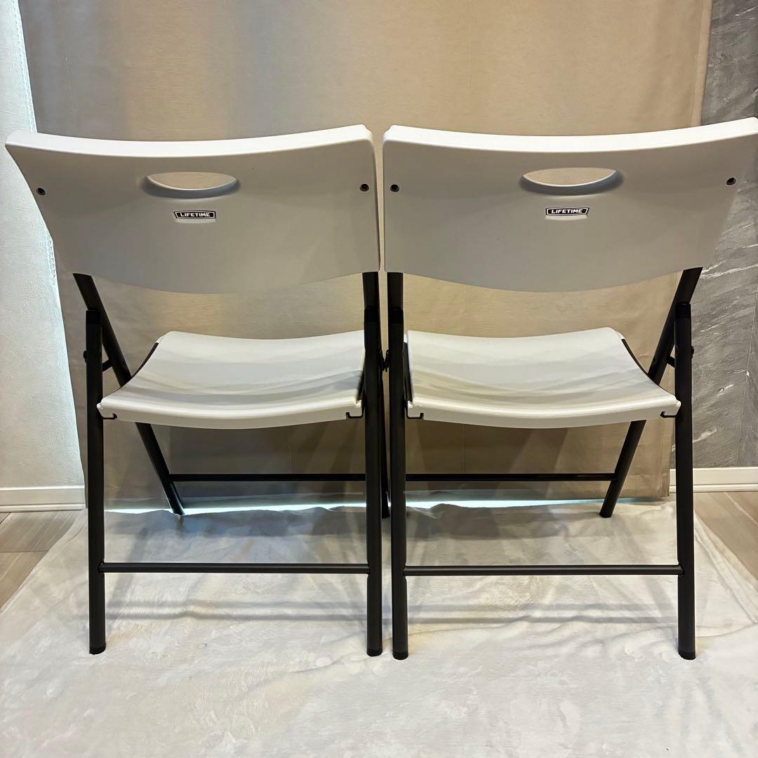 コストコ LIFETIME 折りたたみ椅子 2脚セット 美品