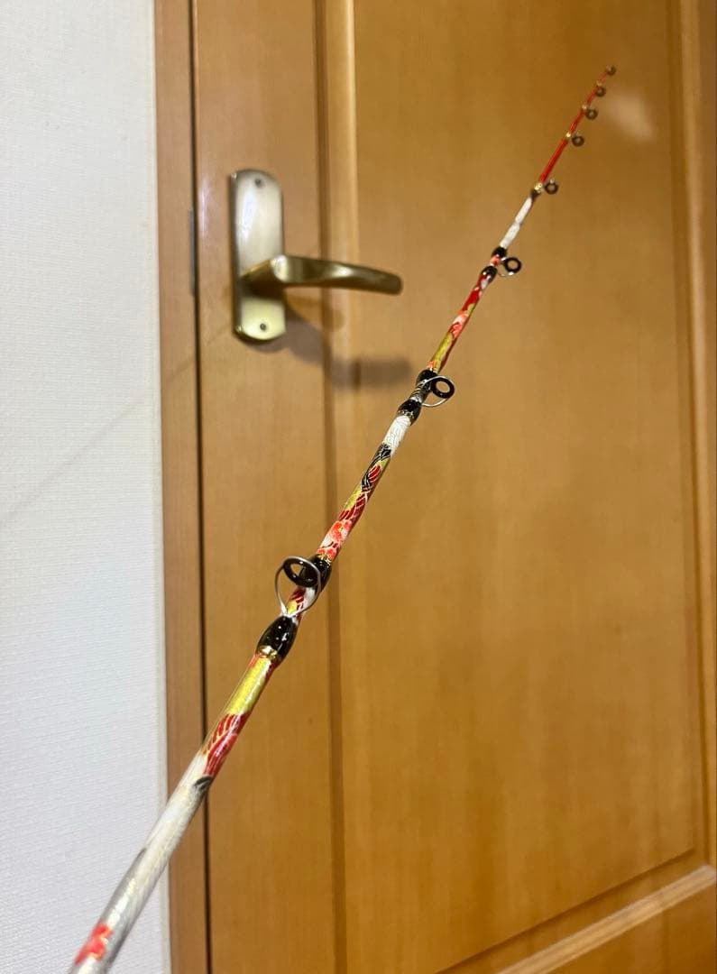 伊勢海老竿　伊勢海老釣り竿　布袋竹　テトラ竿　Fujiリールシート　ガイド　Ka