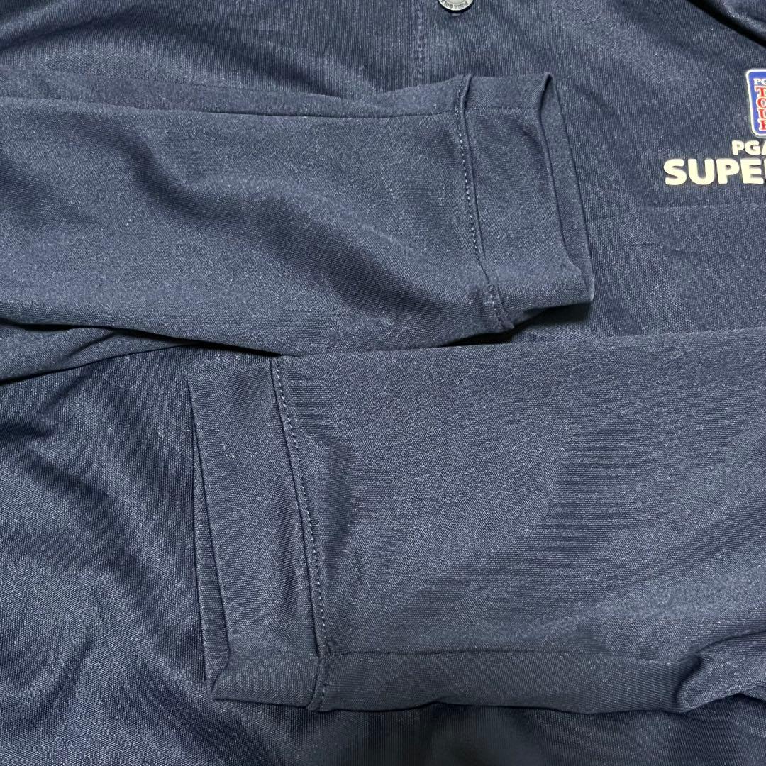 B5 PUMA 長袖ポロシャツ PGA TOURロゴ M ゴルフ スポーツ