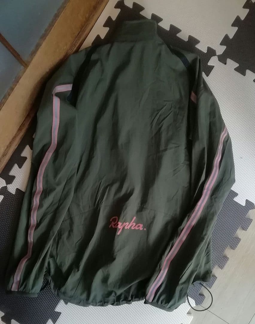 Rapha wind jacket オリーヴ/ピンク　説明読んでね