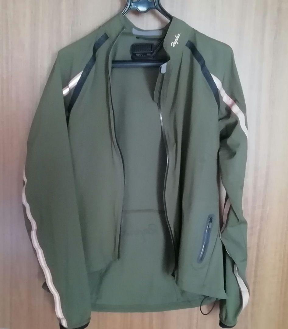 Rapha wind jacket オリーヴ/ピンク　説明読んでね