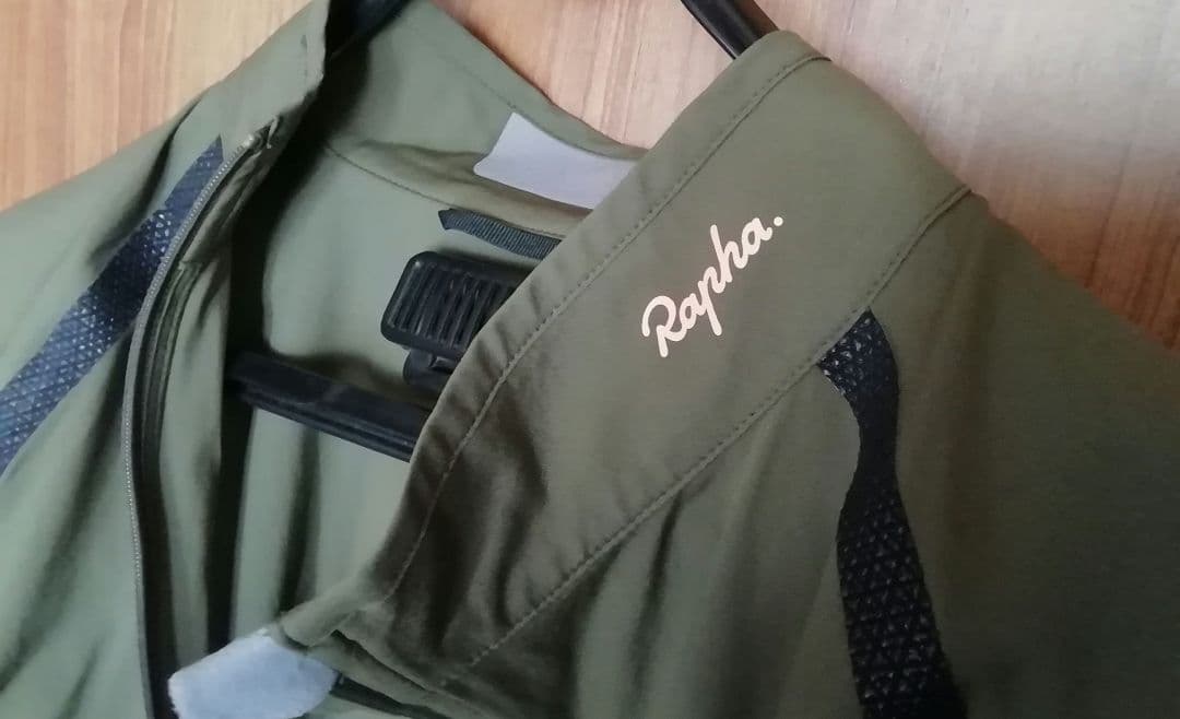 Rapha wind jacket オリーヴ/ピンク　説明読んでね