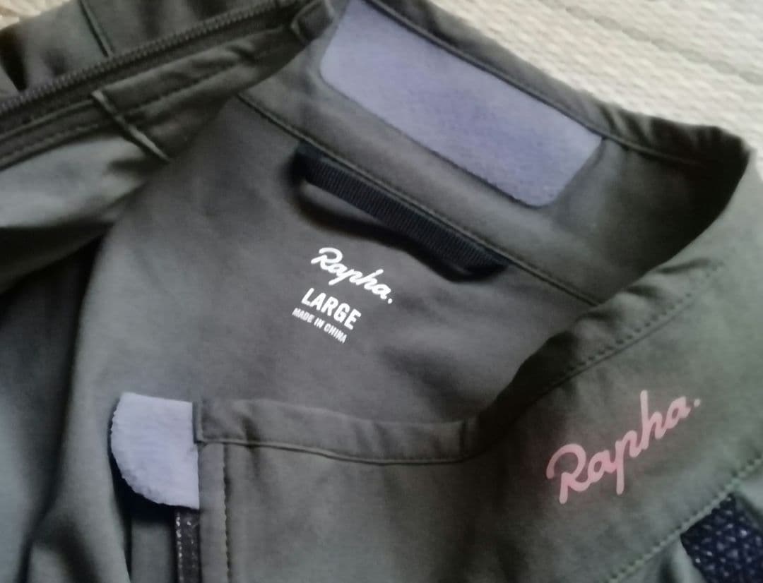 Rapha wind jacket オリーヴ/ピンク　説明読んでね
