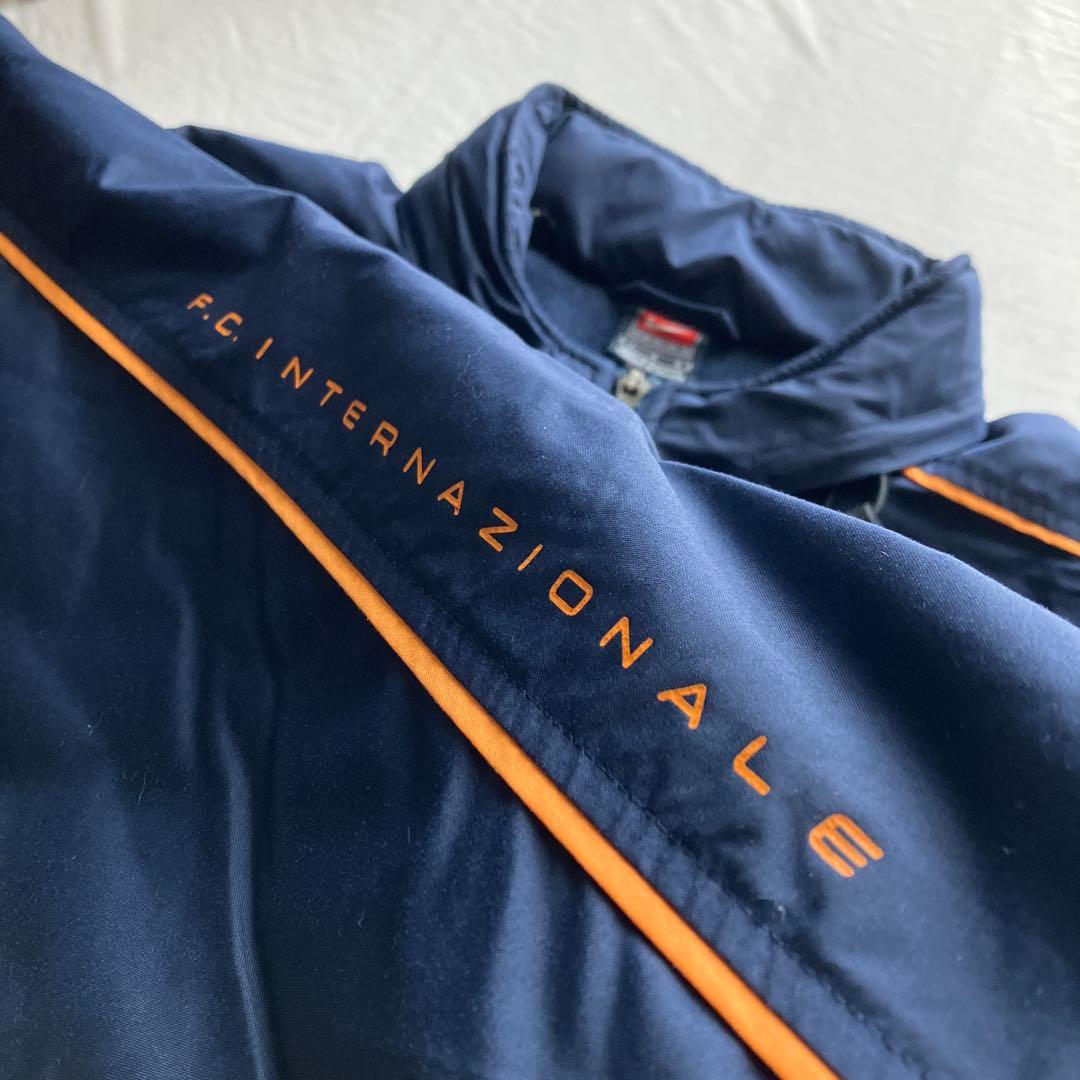 old nike /サッカー セリエA インテル ベンチコート ネイビー L