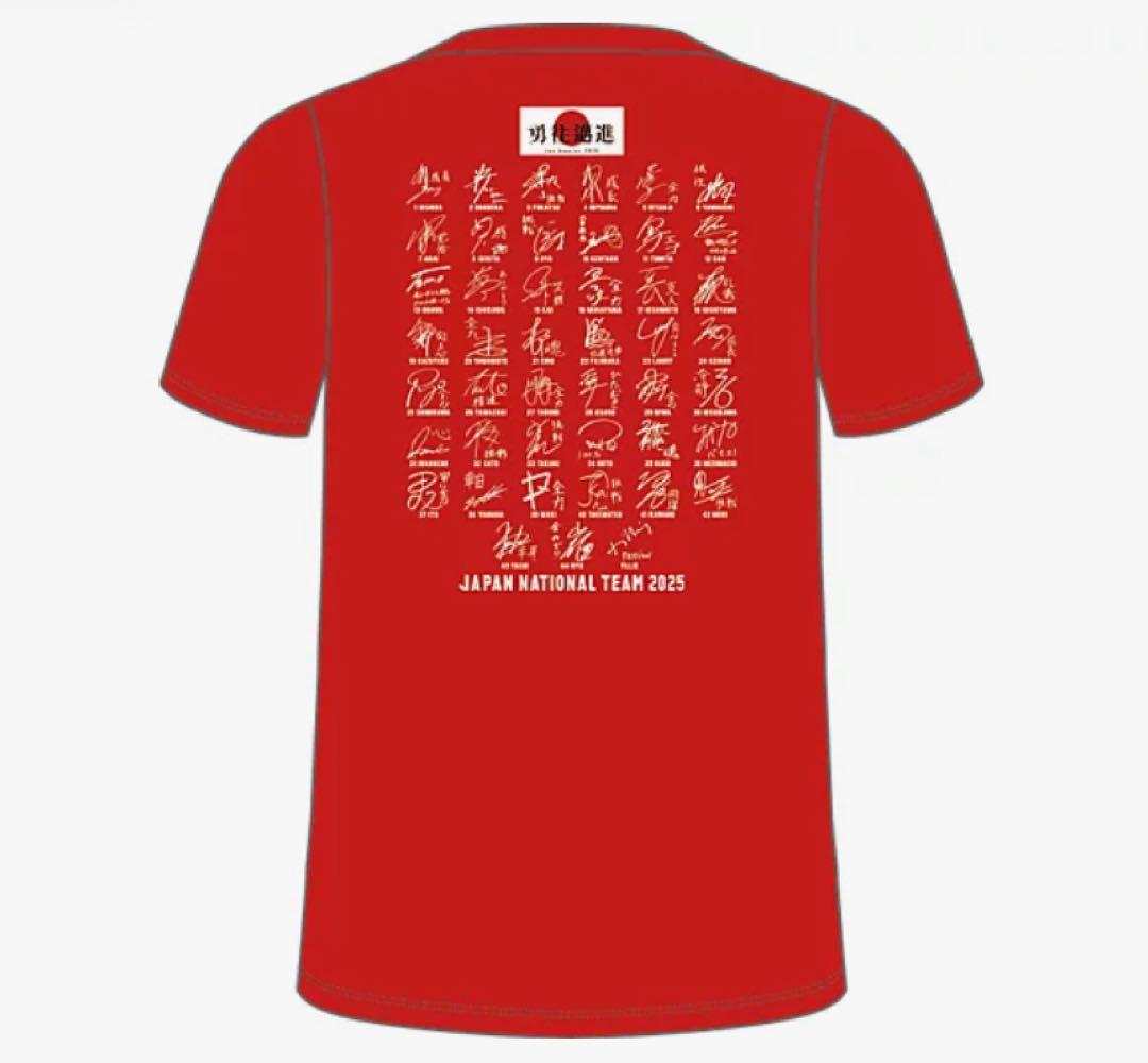 男子 バレーボール サイン 応援Tシャツ 日本代表 2025 世界バレー