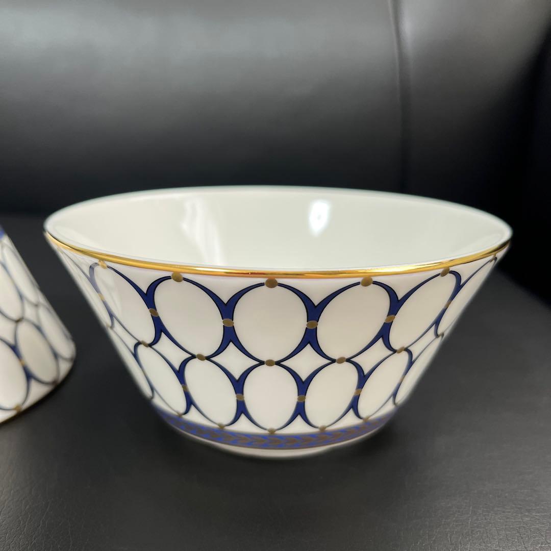 ［新品］ ルネッサンスゴールド(ブルー) ボウルセット