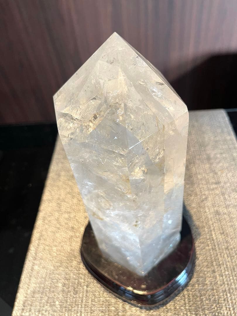 水晶 六角柱 3.7kg｜特大 天然原石 インテリア