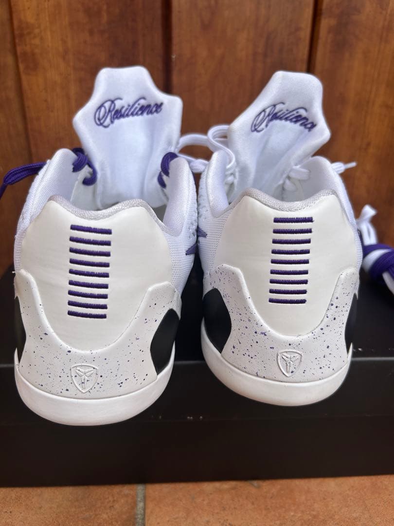 Nike GS Kobe9 \"White/Court Purple\" コービー9