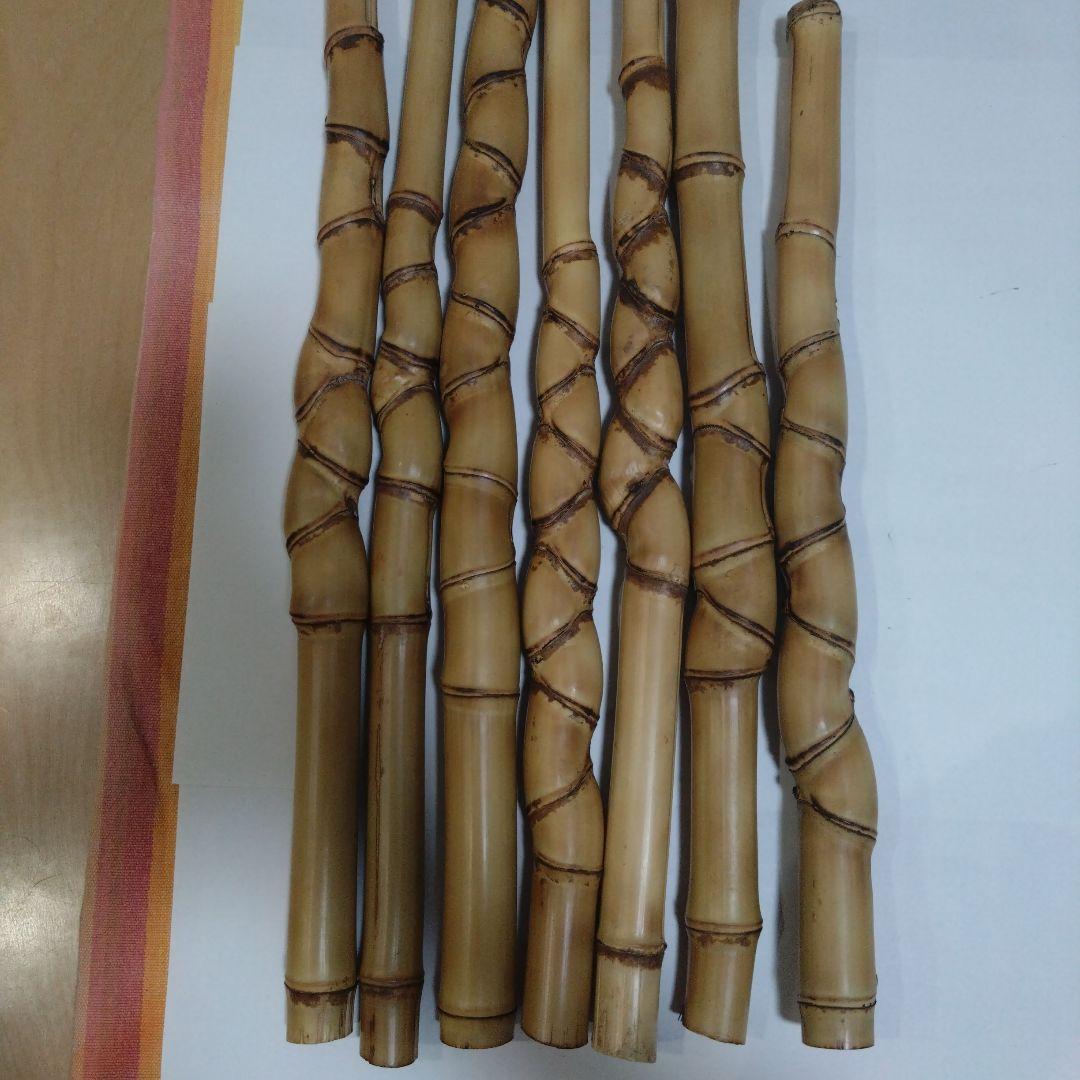 布袋竹(細め)長さ38〜48cm7本セット　釣り具・その他グリップ素材に②