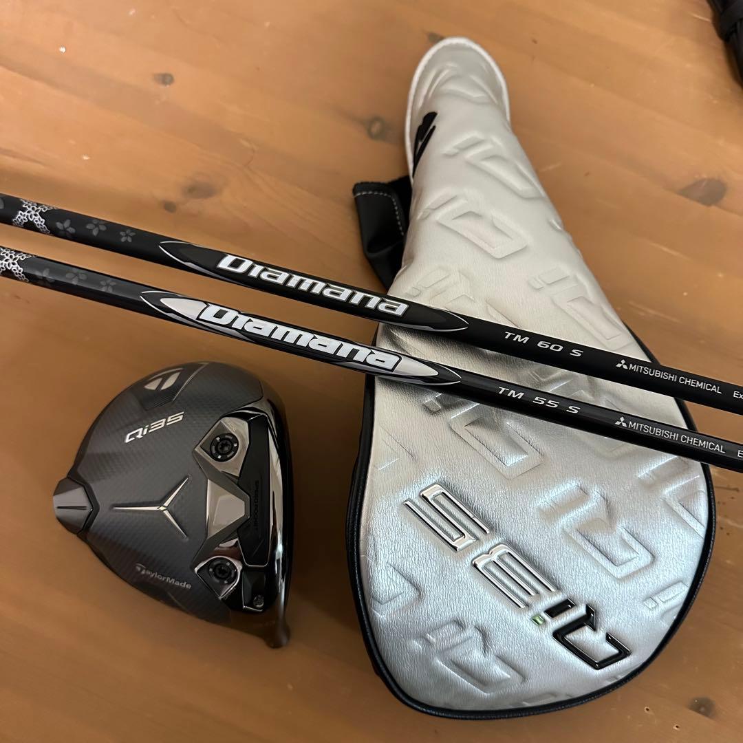 【美品】TaylorMade Qi35 LS 9度 ドライバー＋純正シャフト2本