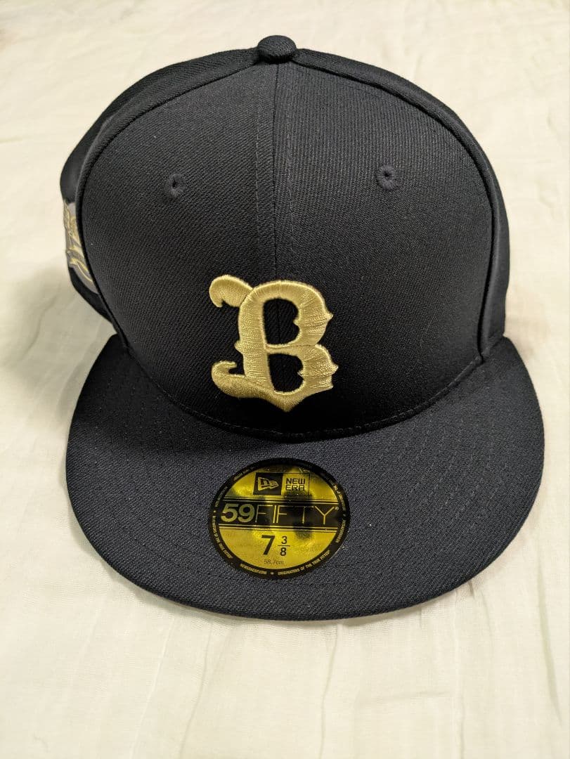 Buffaloesスポンサーワッペン付きオーセンティックキャップ （7 3/8）