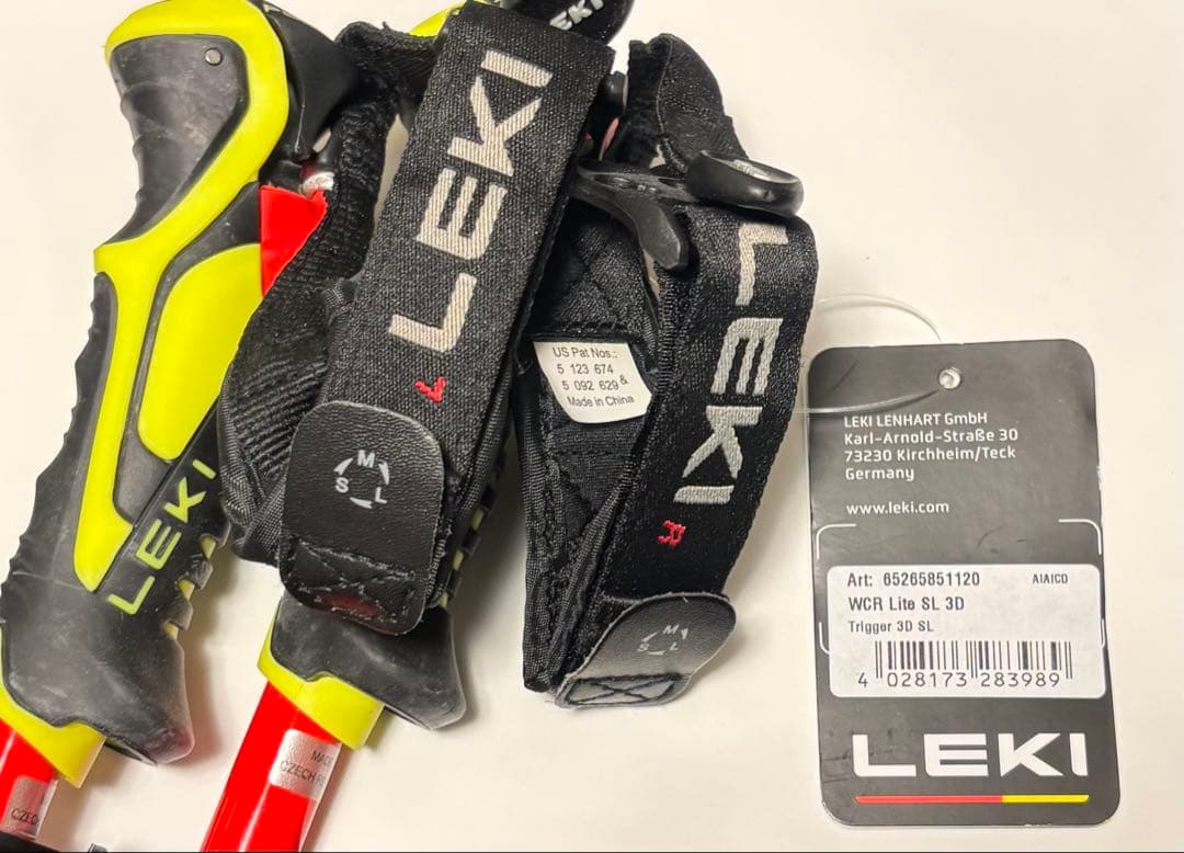 【新品タグ付120cm】LEKI WCR SL 3D ストック