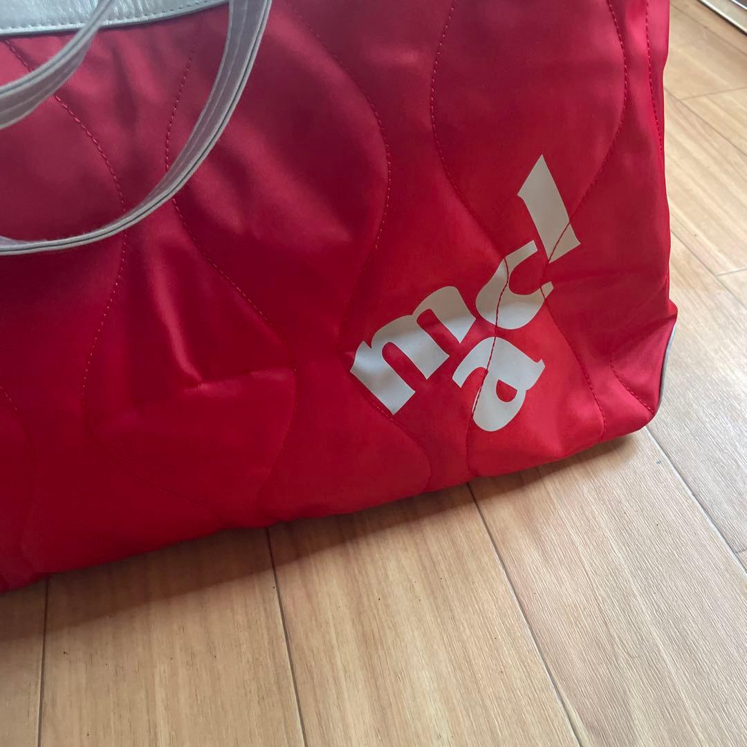 マリークレール　キルティング赤バッグ