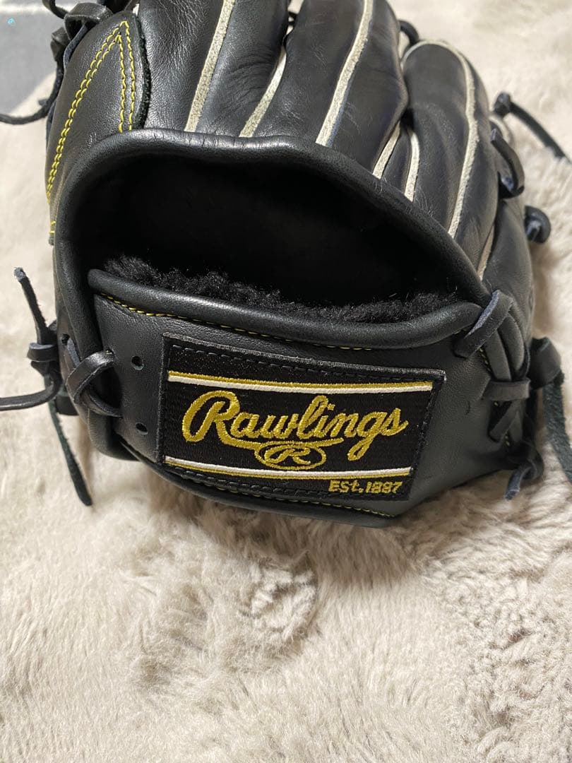 Rawlings 軟式用グローブ 黒　左利き用