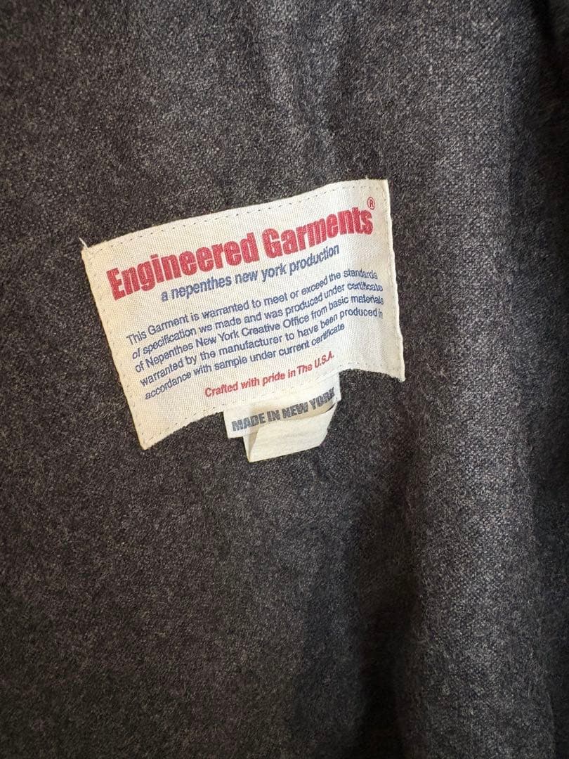 【激レア】ENGINEERED GARMENTS カシミヤ混 ウール　エプロン