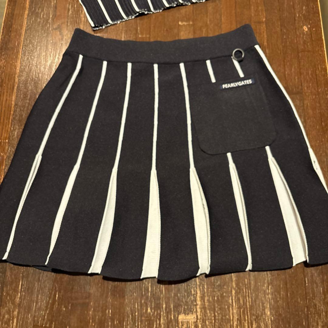 パーリーゲイツ、ストライプ柄シリーズ、セットアップ
