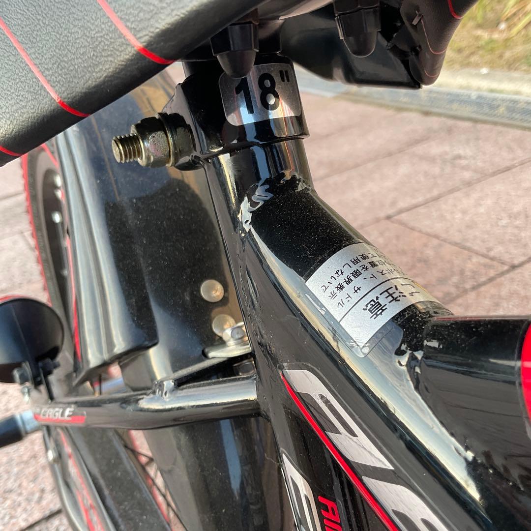 アメリカンイーグル 自転車　レッド　ジュニア　子供　18インチ
