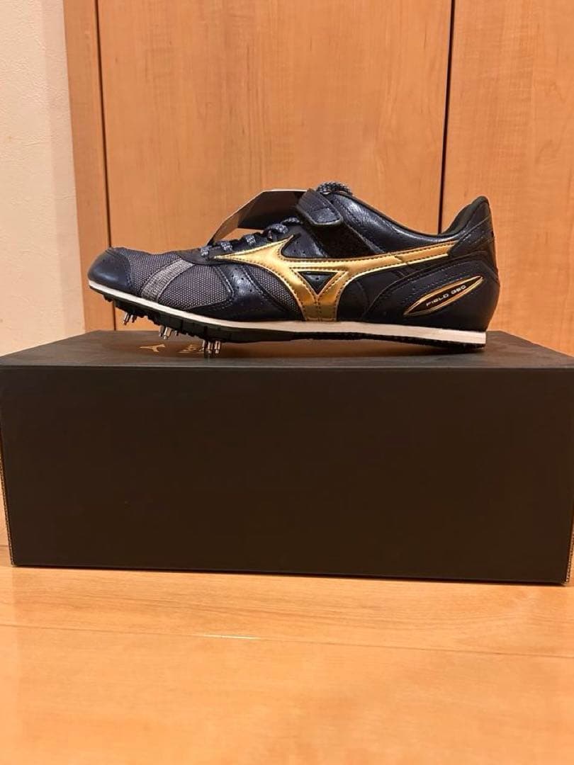 Mizuno スパイクシューズ ネイビー/ゴールド