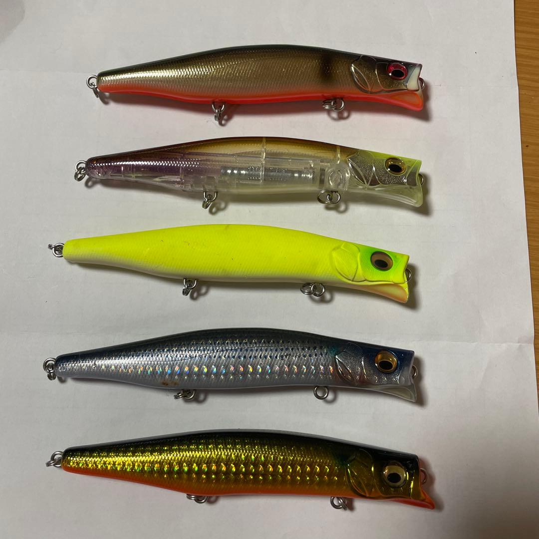 5個　中古　メガバス　カゲロウ124F 4個 MD125F 1個 極上　限定